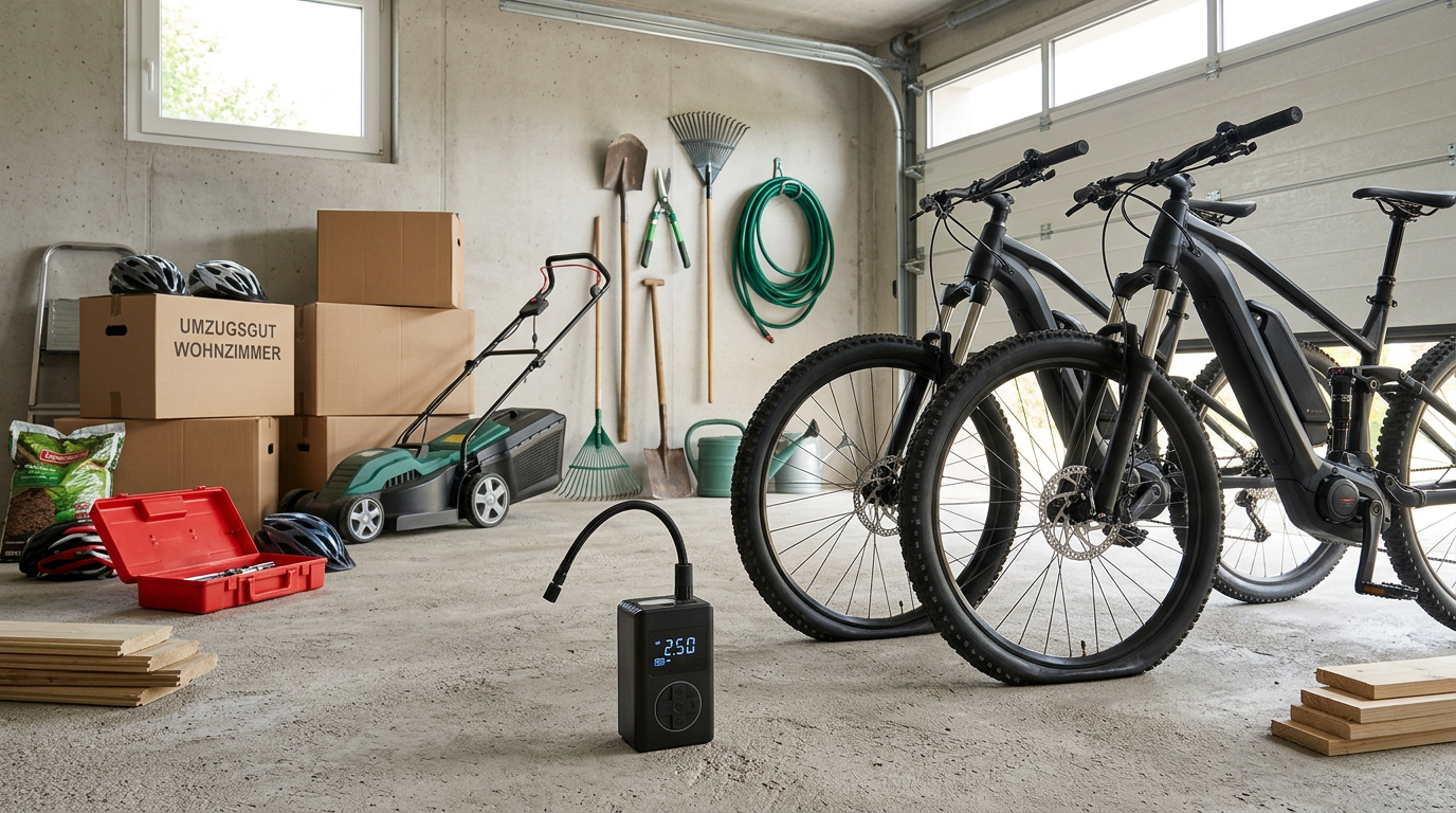 PUMP Universal- Akkupumpe für Reifen und Bälle