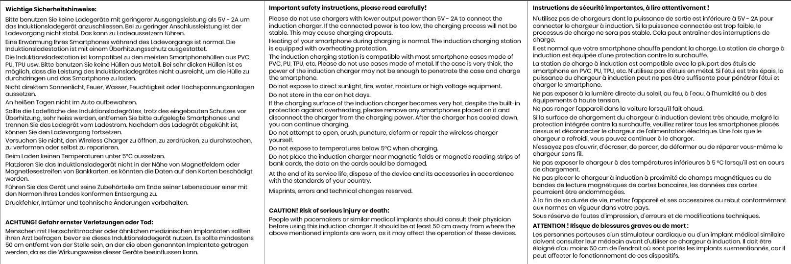 CHIP 3 Wireless Charger 15W mit Logolicht