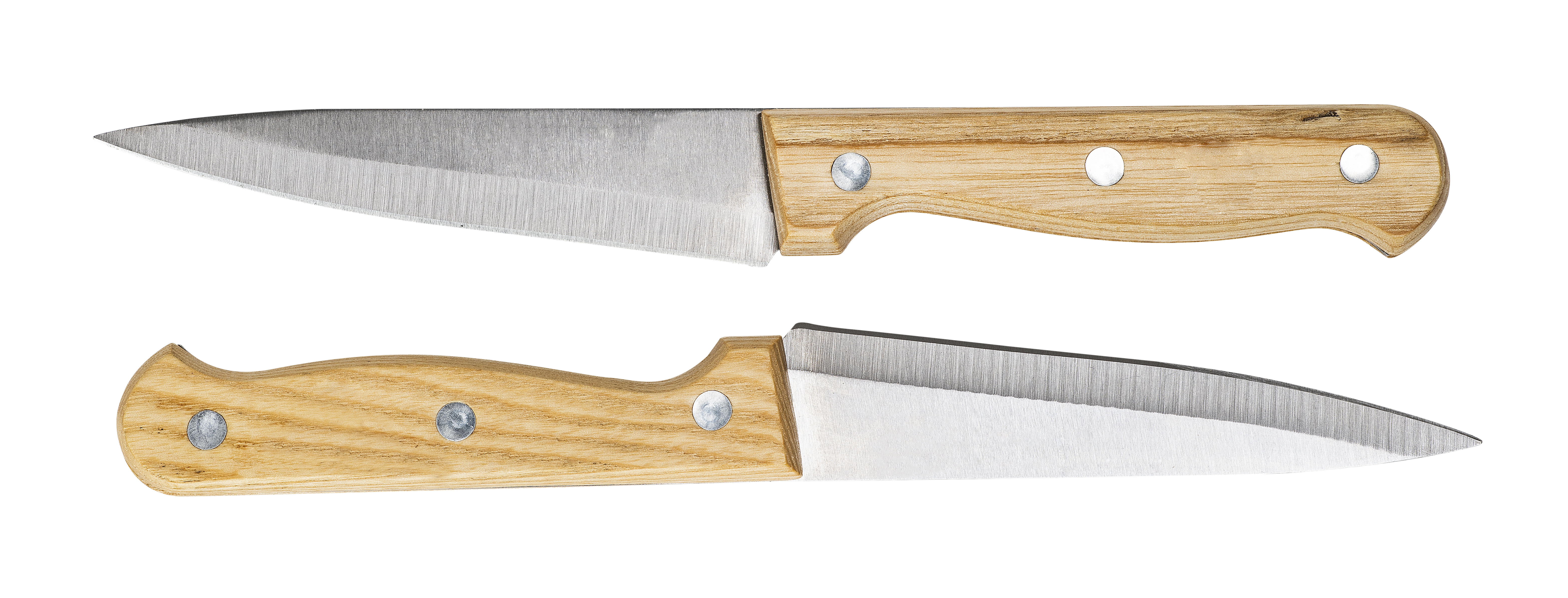 CUT folding bamboo chopping board with two knives