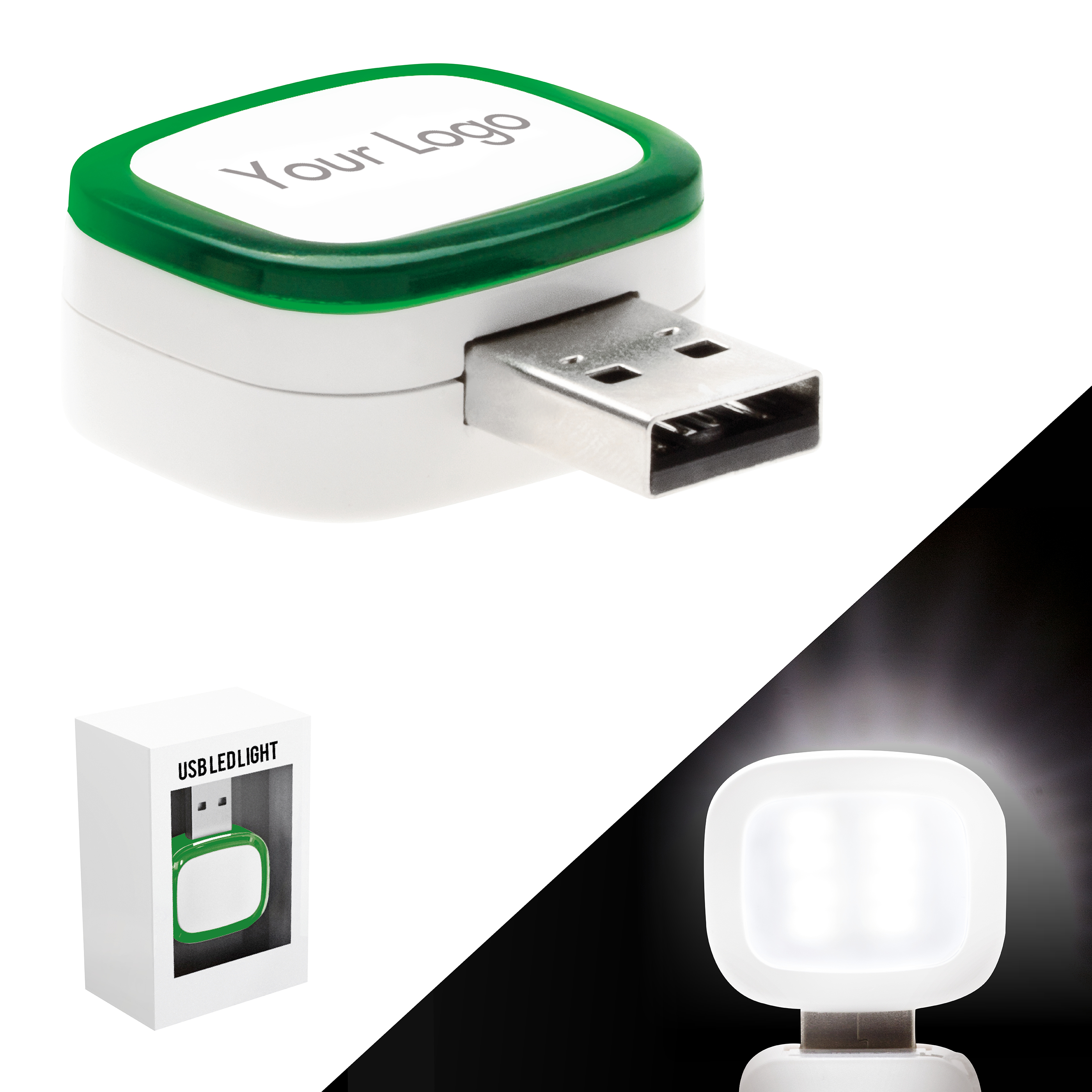 USB LED light green