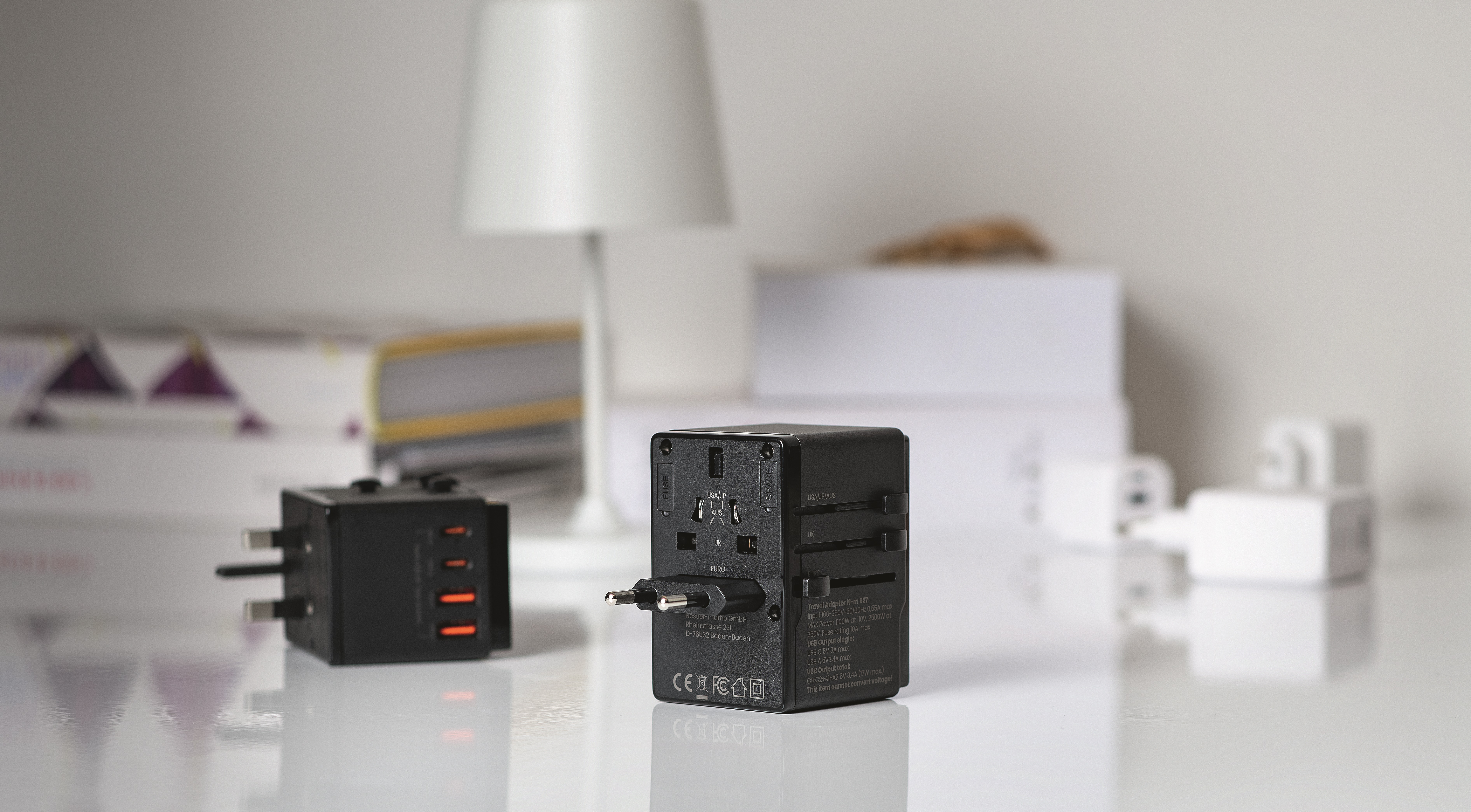 TRAVELER travel adapter for the sockets of this world