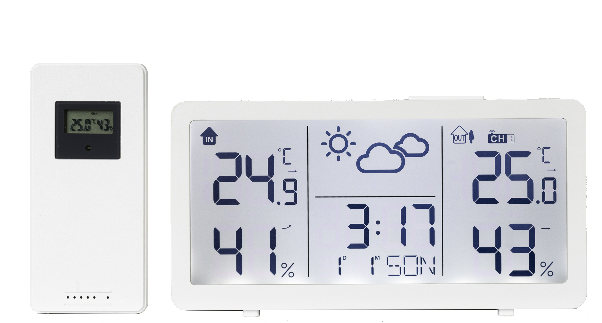 SUNNY weather station with outdoor sensor